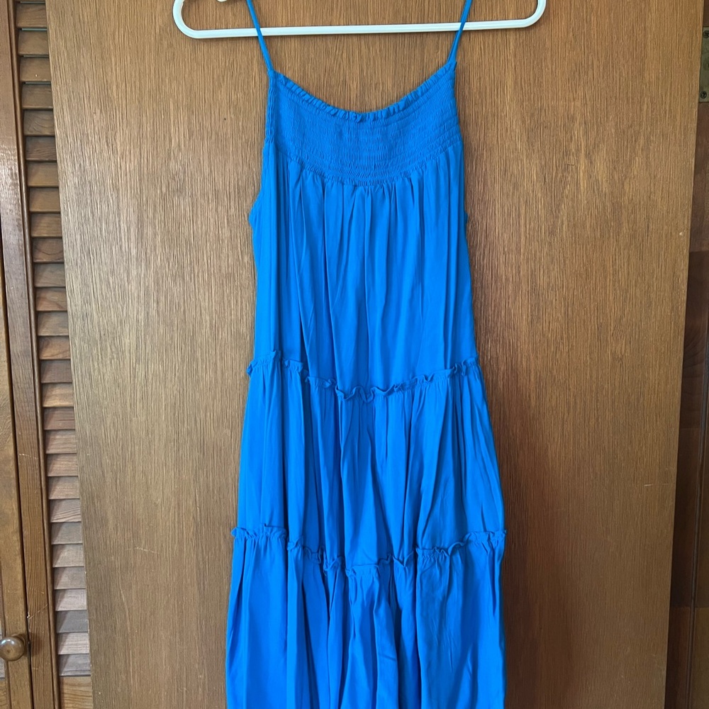 Elegant Blue Women's Dress